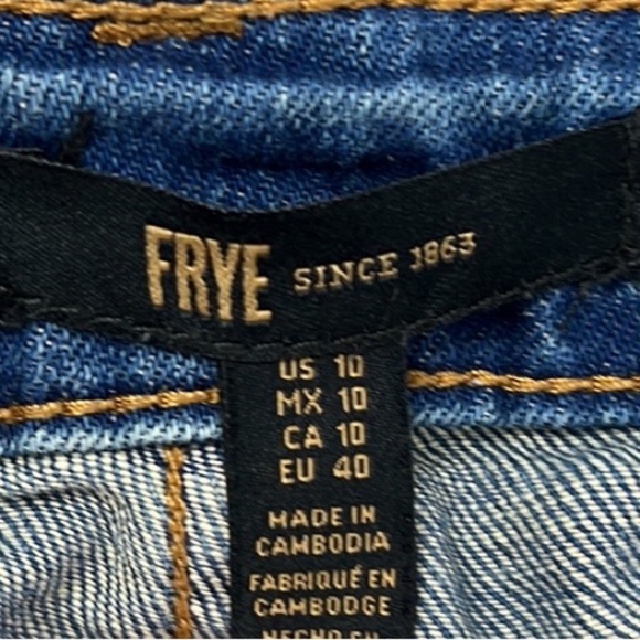 FRYE Denim 5 pocket jeans in a medium wash. Size 10. - Picture 8 of 8